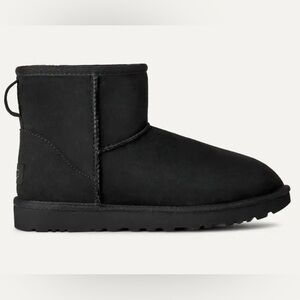 UGG Black Ankle Boots Classic Mini II
